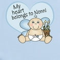 thumbnail image 2 of CafePress - My Heart Belongs To Nonni BOY Infant Bodysuit - Baby Light Bodysuit, Size Newborn - 24 Months, 2 of 4