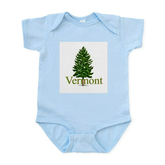 CafePress - Vermont Infant Bodysuit - Baby Light Bodysuit, Size Newborn - 24 Months