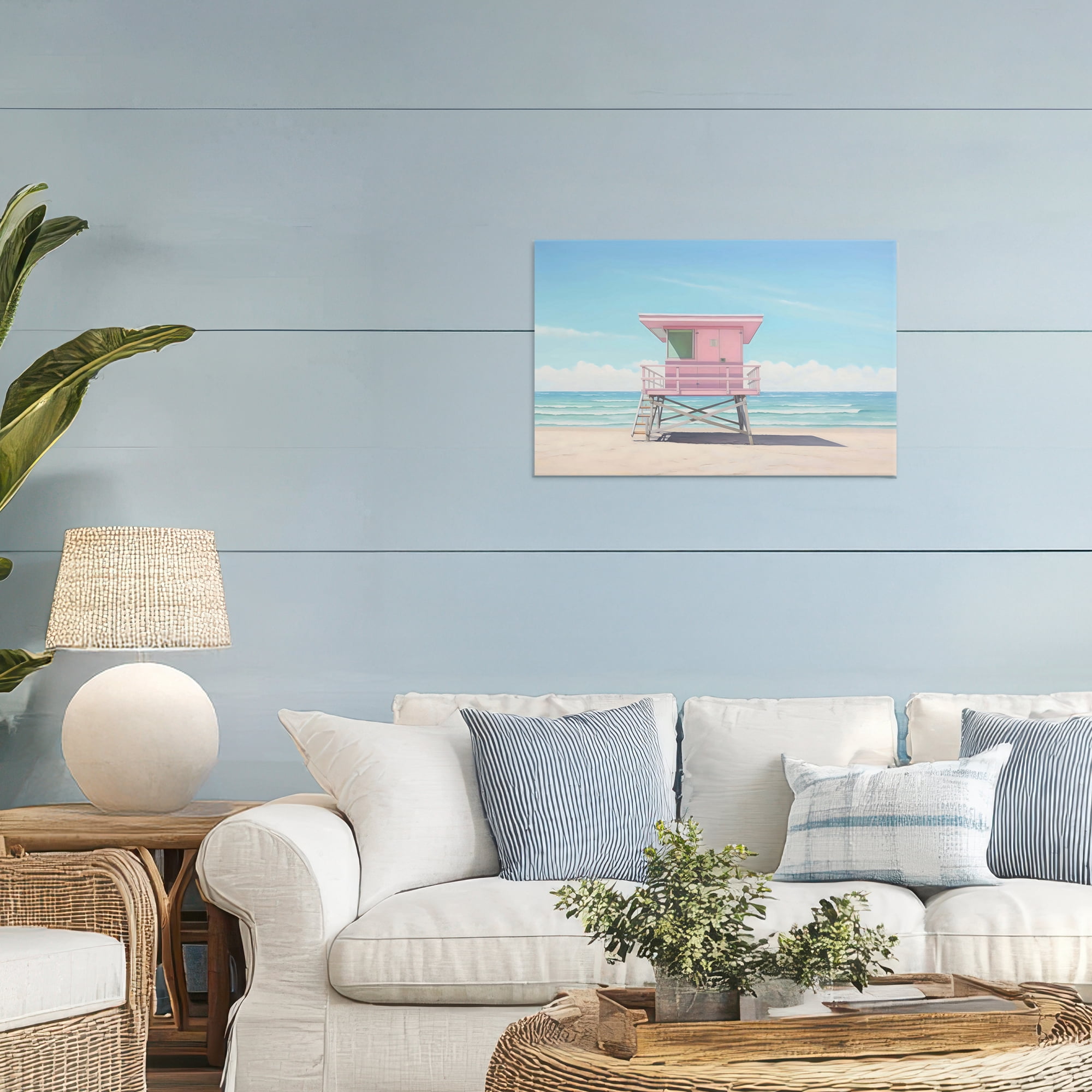 Stupell Industries Miami Beach Lifeguard Station Canvas Wall Art, design by Creative Studio