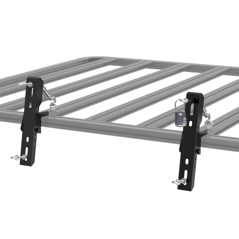 MELIPRON Bracket for Recovery Traction Boards Side Mounting for Roof Platform Rack with Lock