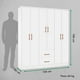 thumbnail image 5 of Ropero Closet 6 Puertas Con 2 Cajones Color Blanco Madera MDP Mueble Organizador KingsHouse blanco, 5 of 9