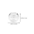 thumbnail image 2 of 2 Pcs Jouet Miniature Aquarium Simulation Aquarium Poupée Bol Poisson Rouge, 2 of 9