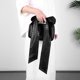thumbnail image 3 of Bolso Mano Sencillo Transporte Vintage Hobo Elegante para Mujer Holgado Con Lazo PU, 3 of 9