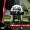thumbnail image 3 of Candado para acoplador de remolque BulletProof Hitches barra de acero de 2,54 cm, 3 of 8