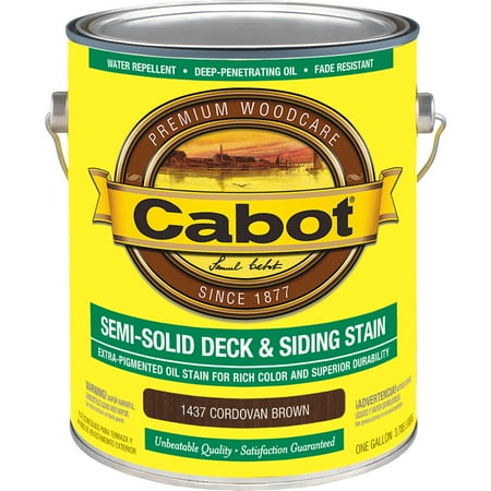 Cabot Semi-Solid Deck & Siding Stain (Best Way To Apply Stain On Deck)