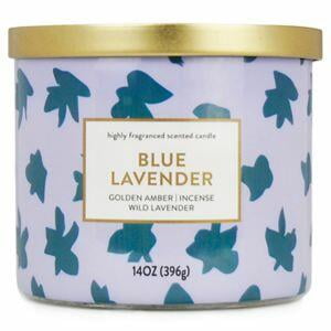 Star Candle Co. 3-Wick Candle, Blue Lavender, 14 oz