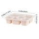 thumbnail image 3 of Pisexur Batería de cocina Lonchera de trigo con seis compartimentos, paja de trigo con tapa, caja para refrigerios, caja para conservar frutas, platos para refrigerio para la cocina del hogar, 3 of 6