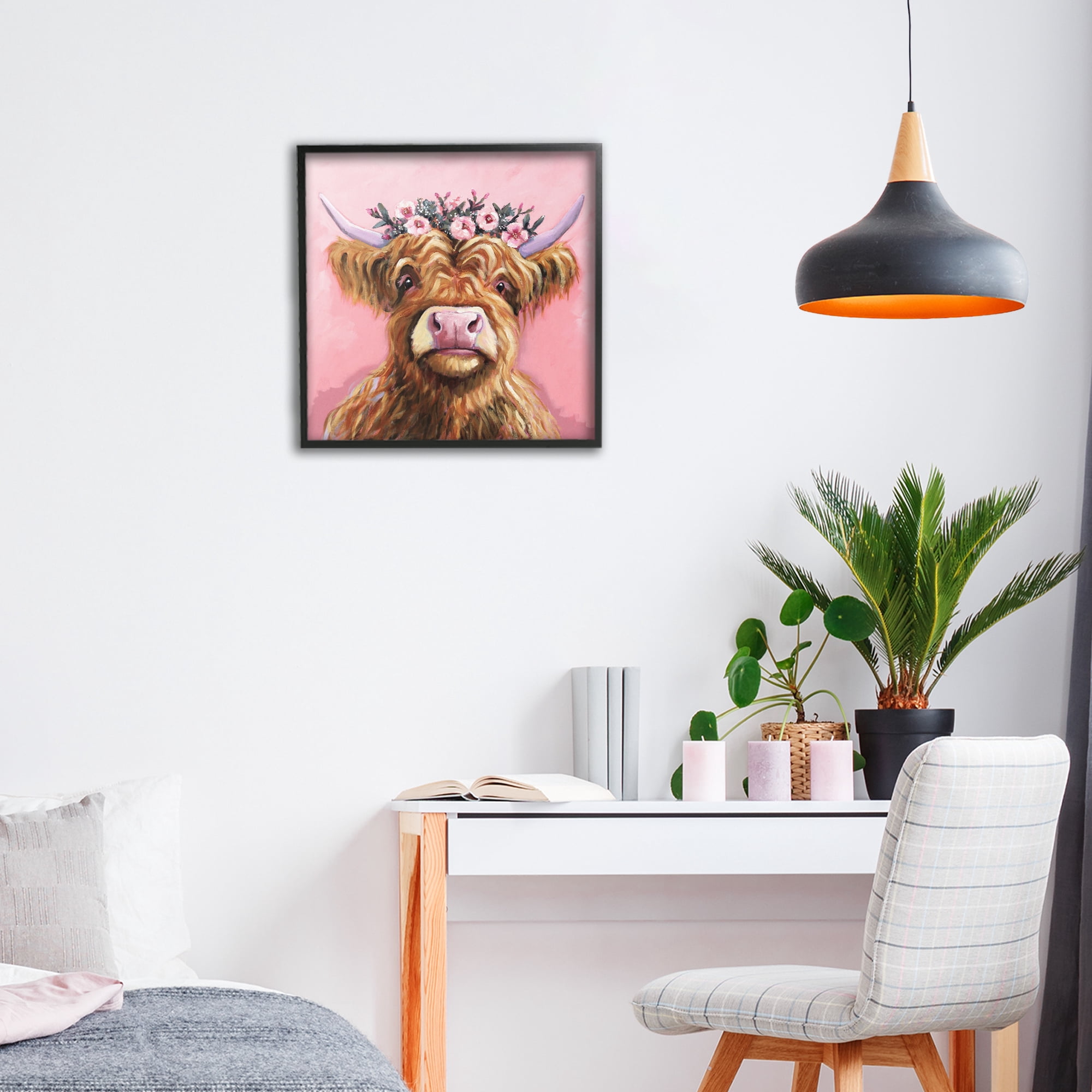 Stupell Industries Grace Of The Glen Black Framed Giclee Art, design by Lucia Stewart