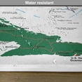 thumbnail image 6 of Ambesonne Island Place Mats Set of 4, Bahamas Map Beach Ocean, Standard Size, Hunter Green Blue Red, 6 of 6