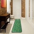 thumbnail image 3 of SKYSONIC 2'X6' St Patrick Lucky Shamrock Runner Rug with Rubber Backing, Golden Horseshoe Non Slip Entryway Rug Runner Washable Soft Area Rug Carpet for Hallway Bedroom Kitchen Decor, 3 of 6