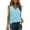 Sky Blue, variant on Plebaso Tank Tops for Women V Neck Summer Sleeveless Shirts Casual Beach Vacation Tunic Tank Tees