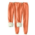 thumbnail image 2 of 2 Pack Womens Fashion Sweatpants Casual Solid Color Loose Orange Sweatpants Pants Long Pants S-5XL, 2 of 5