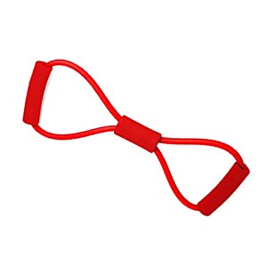 Color Random Women Yoga 8 Type Muscle Training Resistance Bands Rope Tube Workout Exercise Tool