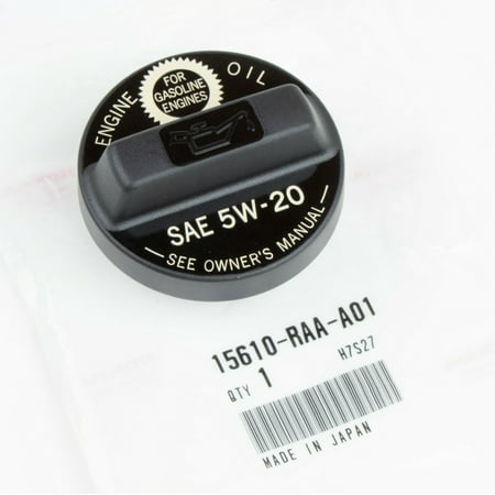 - Genuine OEM Honda Acura Engine Oil Filler Cap SAE 5W-20 / 15610-RAA-A01