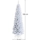 thumbnail image 4 of Árbol de Navidad Costway 180 cm Pino Artificial Blanco 340 Agujas PVC Base de Metal Plegable, 4 of 7