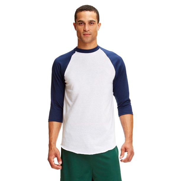 Soffe Men's 3/4 Sleeve Baseball Jersey