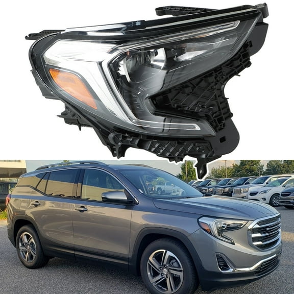 GM2503475 Right Side Halogen Headlight Assembly Replacement for 2018-2021 Terrain Headlight Headlamp RH Passenger Side