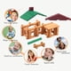 thumbnail image 4 of Juego de troncos de madera Wondertoys para cabañas de construcción, 90 piezas, 4 of 7