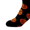 thumbnail image 4 of Halloween Pumpkin Socks for Women Men, Orange Black Novelty Crew Socks, Soft Knit Mid Calf Casual Cotton Blend, Funny Fall Winter Party Costume Accessories Gift, 4 of 7