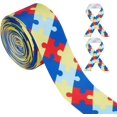 thumbnail image 1 of HAOAN 20Yards Blue Sky White Clouds Ribbon 1 Inch Wide Sky Clouds Polyester Ribbon 0.3mm Thick White and Blue Decorative Ribbon, 1 of 7