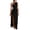 Black, variant on Satin Dress for Women One Shoulder Slimming Bodycon Slit Maxi Dresses Comfort Silky Soft Party Prom Wedding Guest Summer Dress Black S