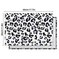 thumbnail image 5 of Abstract Leopard Pattern Placemats Set of 6, Flax Linen Heat Resistant Wrinkle Free with Animal Print Design for Artistic Jungle Dining Style, 5 of 5