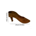 thumbnail image 3 of Jienlioq Pot de Fleurs en Forme de Chaussure à Talon Haut Rouille Adapté pour Décoration de Jardin Extérieur Panier de Fleurs en Forme de Chaussure à Talon Haut Simulé, 3 of 6