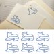 thumbnail image 5 of Clips de papel metálicos clips resistentes al deslizamiento forma de gato llamativos evitan desgarros para uso diario ANGGREK Otros, 5 of 8