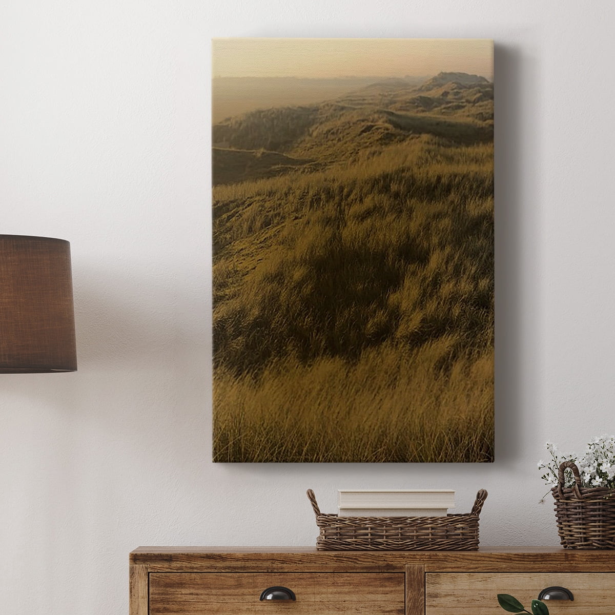 Golden Fog I Premium Gallery Wrapped Canvas - Ready to Hang