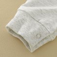 thumbnail image 7 of AWZXDE Girls Pullover Rompers Light Gray Sports Theme Long Sleeve Pullover Romper Easy Change Baby Girls Outfit White - 9-12 Months, 7 of 7