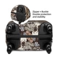 thumbnail image 4 of Haiem Cut Cats Luggage Cover Printed Suitcase Covers for Luggage Elastic Washable Suitcase Protector Fits 18-32 Inch Luggage-Large, 4 of 9