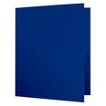 thumbnail image 2 of Fólder laminado Oxford doble solapa Tamaño carta Azul Marino Paquete C/5, 2 of 3