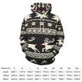 thumbnail image 2 of Merry Christmas Men's Women Vintage 3D Hooded Sweatshirt - All-Season Loose Fit Streetwear, 2 of 6