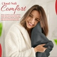 thumbnail image 3 of RIVERSIDE Hand Towel 6 Pack 16x28 Soft And Quick Dry Cotton Towels for Home Gym & Spa - Gray, 3 of 7