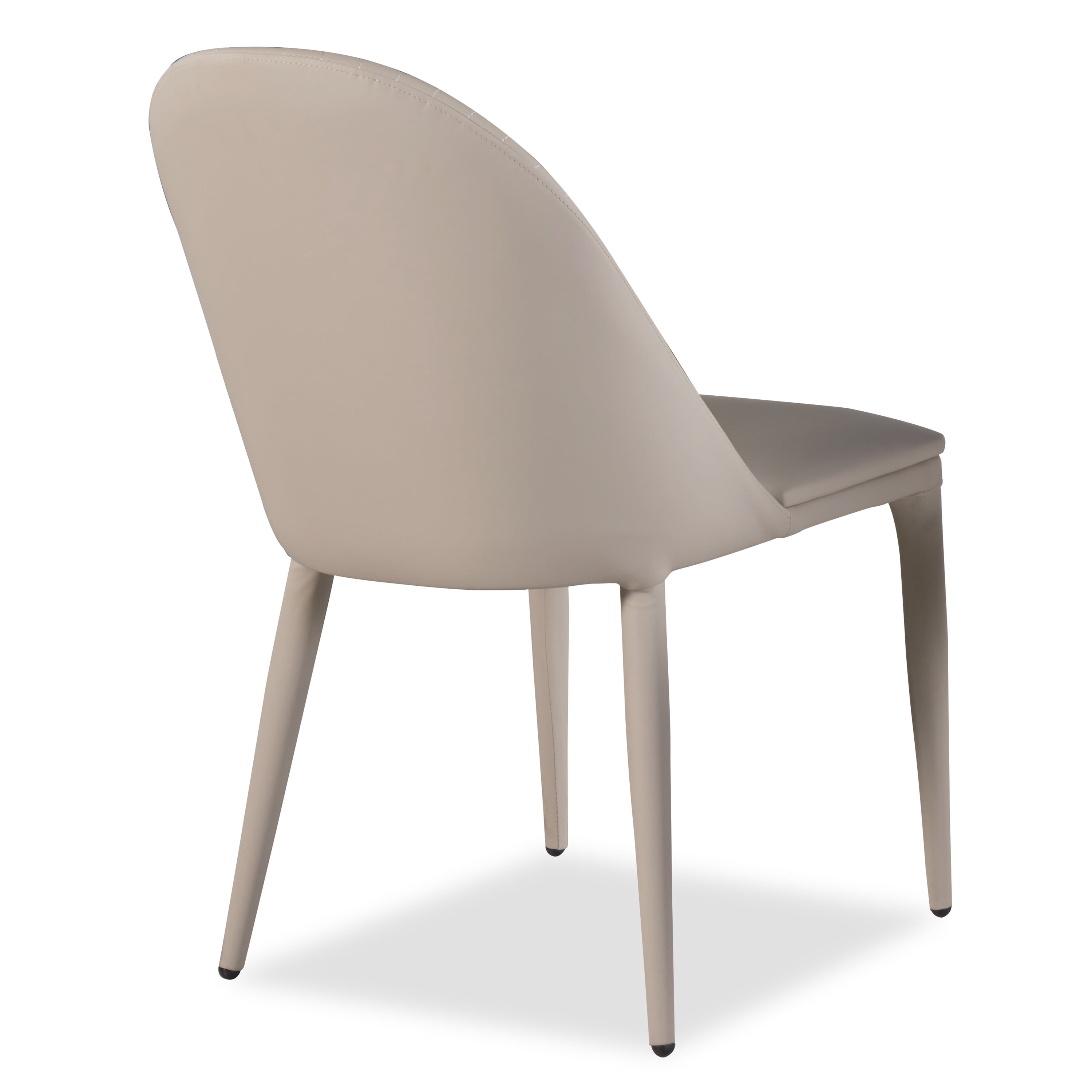 Furniture of America Erowa Modern Upholstered Dining Chairs, Brown (Set of 2)
