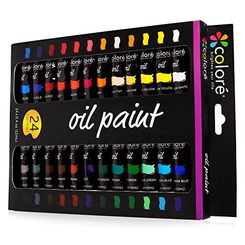Colore Oil Paint Set (Set of 24)