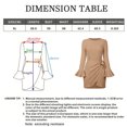 thumbnail image 2 of Vestido mini ajustado de manga larga para mujer Vestidos de otoño, Vestido mini elegante, regalo para mujer, 2 of 7