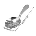 thumbnail image 7 of Vjnyvs Bartender Ice Strainer Stainless Steel Ice Spoon Filter Shell Shape Strainer Cocktail Strainer Professional Ice Cube Filter Spoon Home Kitchen Barware, 7 of 7