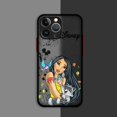 thumbnail image 3 of Case For Apple iPhone 11 13 15 14 Pro Max 12 Mini 7 8 Plus XR X XS XE 6 6S Skin Feel Scrub Phone Cover TPU Disney Princess Shell, 3 of 5