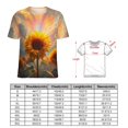 thumbnail image 2 of Sunflower T Shirts Basic T-Shirt Short Sleeve Ladies Tee Shirt Summer Graphic Clothing, 2 of 5