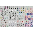 thumbnail image 2 of Abstract Ribbon Line Watermark Nail Sticker Decoration, 2 of 5