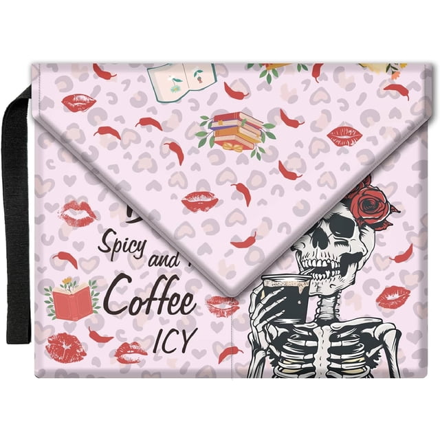 Funda protectora rosa para libros de bolsillo de 29,5 x 23,6 cm (11,6 x 9,3 pulgadas). Funda de tela lavable con asa y bolsillo adicional.