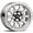 Machined Silver, variant on RockTrix RT111 17 Inch Wheel Compatible with Jeep Wrangler JK JL Gladiator JT Rims, 5x5" 5x127 PCD, 17x9 -12mm Offset, 4.5" Backspace, 71.5mm Bore, Matte Black 17" Wheel