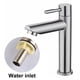 thumbnail image 3 of Grifo de baño Grifo de fregadero solo de agua fría Superficie cromada de cobre duradera Grifo de lavado a mano Cartucho de aireador extraíble Práctico para limpiar o reemplazar, 3 of 5