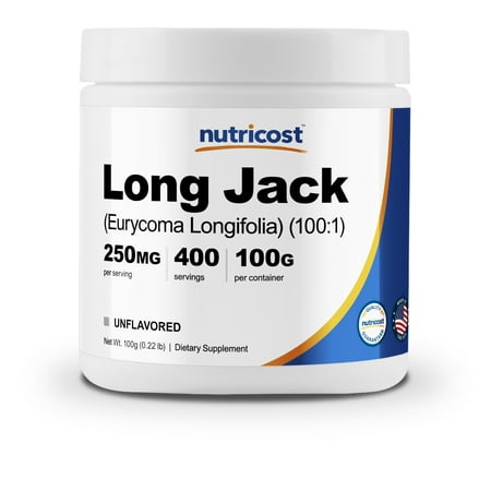 Nutricost LongJack (Eurycoma Longifolia) 100:1 Extract Powder 100