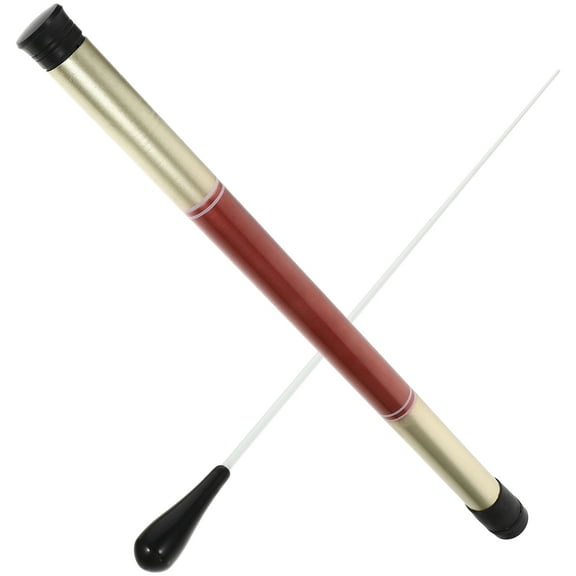 WRISTBIQUE  1 Set Metal Plastic Baton Storage Cylinder for Conductors