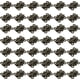 thumbnail image 1 of 50PCS Butterfly Folding Butt Hingeswith 200PCS Screws Mini Antique Bronze Home Furniture Hardware Door Drawer Cabinet Hinge, 1 of 5