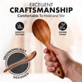 thumbnail image 4 of Juego de utensilios de madera Zulay Kitchen, madera de teca, 10 piezas, 4 of 9