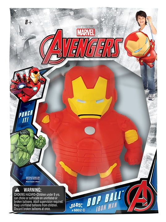 Ja-Ru Marvel Avengers Bop Punch Ball -Styles Vary-Sold Separately 1 Piece Novelty Toy for Child and Teen