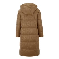 Aayomet Coats for Women 2023 Women's Single Belted Rain Jacket with Removable Hood,Yellow XXL